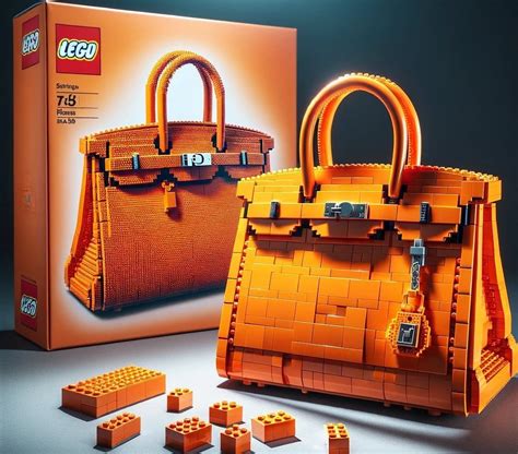 lego hermes bag|Hermes birkin Lego bag.